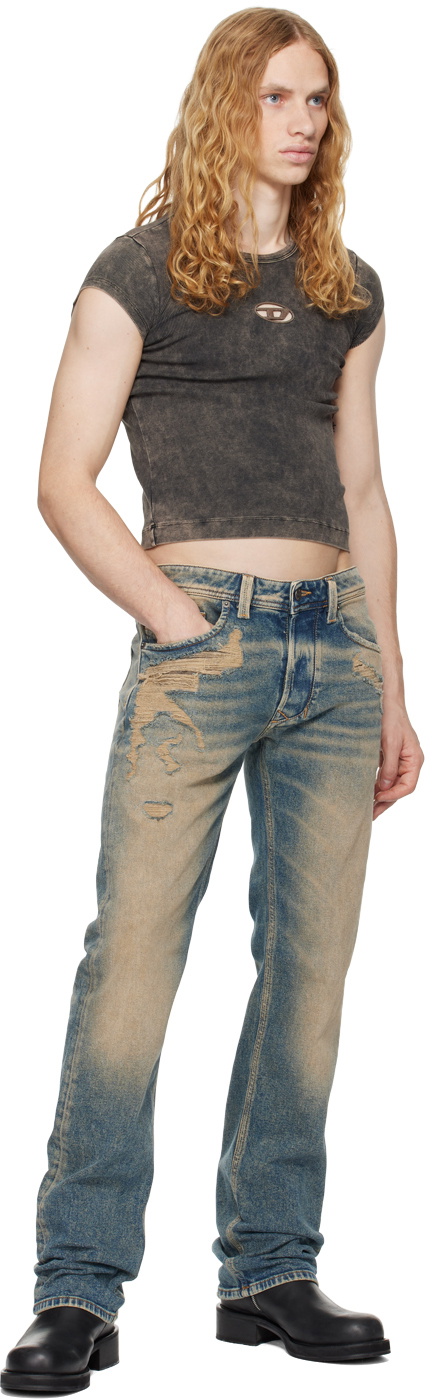 Diesel Blue Straight 1985 Larkee 09k32 Jeans