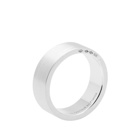 Le Gramme Men's Brushed Ribbon Ring in Silver 9g