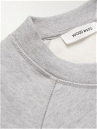 Wood Wood - Hester Logo-Print Organic Cotton-Jersey Sweatshirt - Gray