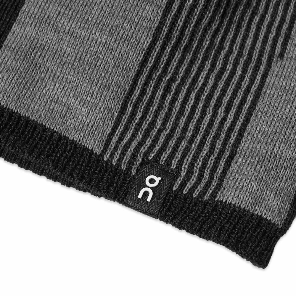 ON RUNNING EXPLORER MERINO BEANIE ROCK ET BLACK Bonnet sport