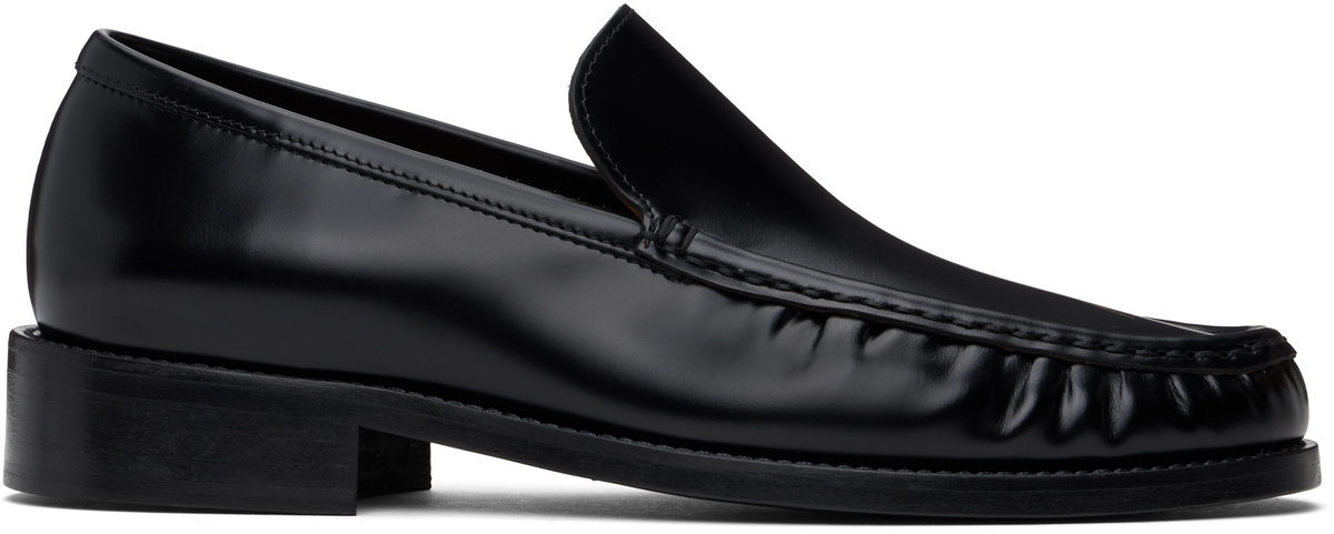 Acne Studios Black Leather Loafers Acne Studios