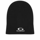 Balenciaga Men's Logo Beanie in Black