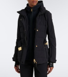 Bogner Elva hooded belted ski jacket
