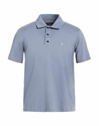 Rag & Bone Mens Polo shirt Slate in Blue