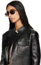 Prada Eyewear Brown 'Prada Logo' Sunglasses