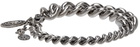 Alexander McQueen Silver Chain Pendant Bracelet