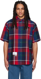 AAPE by A Bathing Ape Red Plaid Shirt