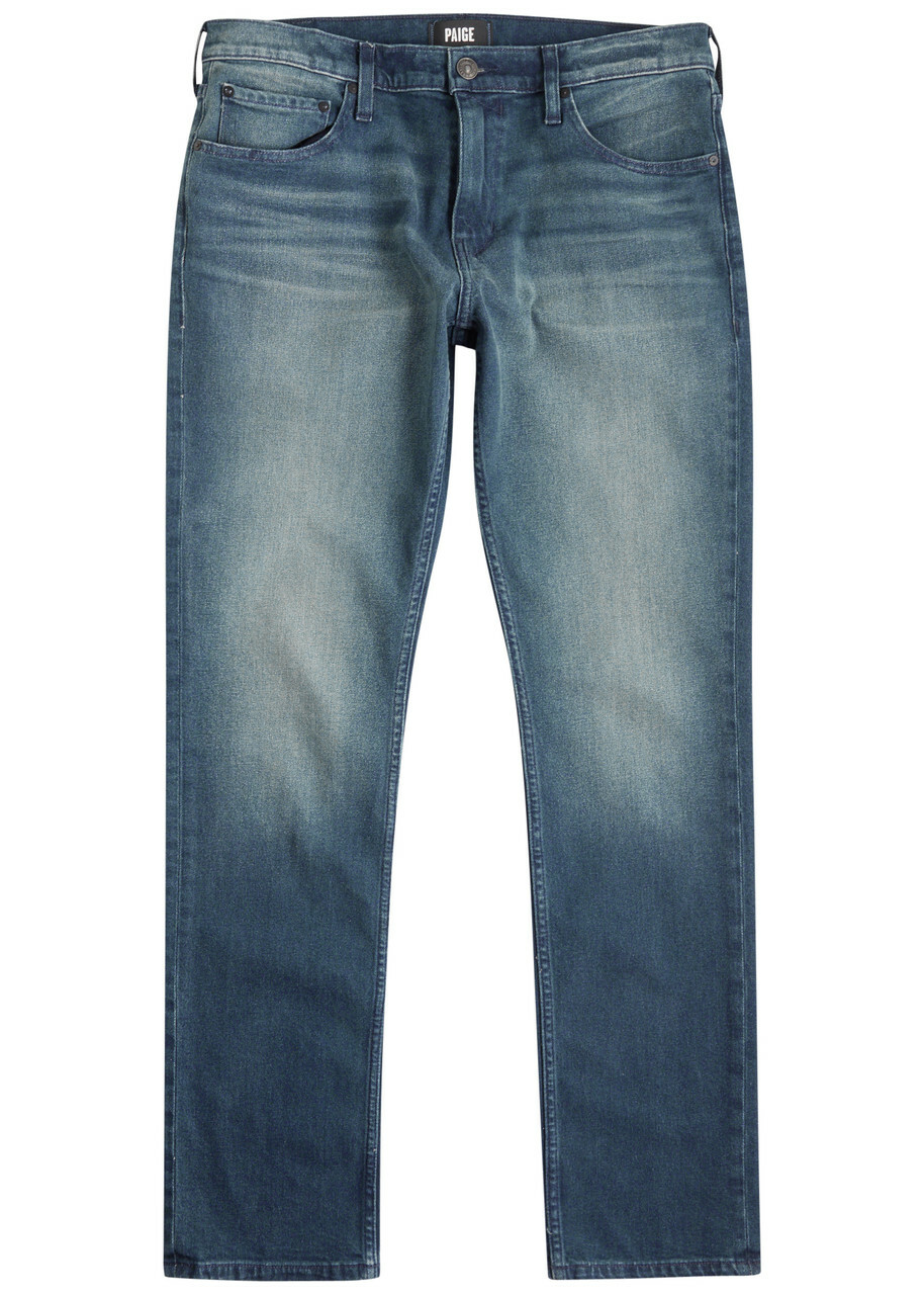 PAIGE Men's Federal Slim Straight Leg Jean - Super Stretch Denim For Comfort & Style - View #6