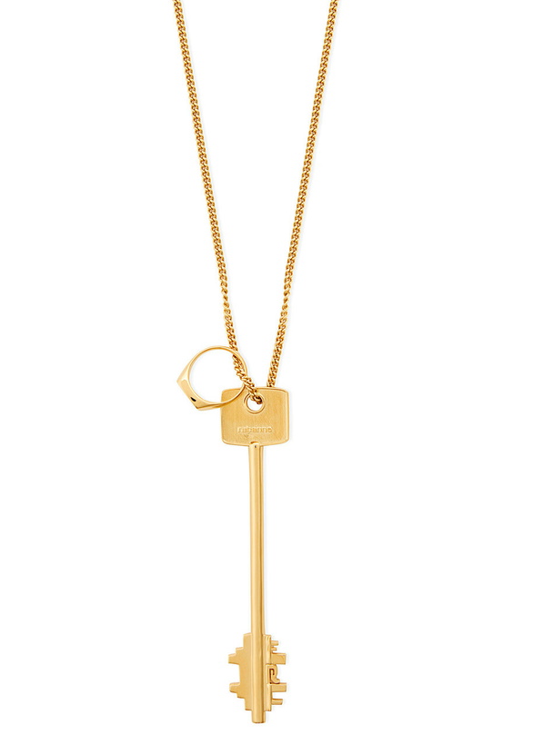 Photo: Rabanne Key Necklace - Gold - One Size