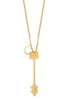 Rabanne Key Necklace - Gold - One Size
