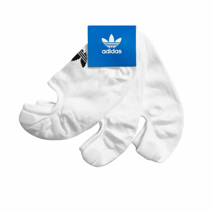 Photo: Adidas Low Cut Sock 3 Pack White - Mens - Socks