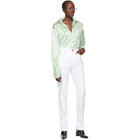 Matthew Adams Dolan Green Oversized Oxford Shirt