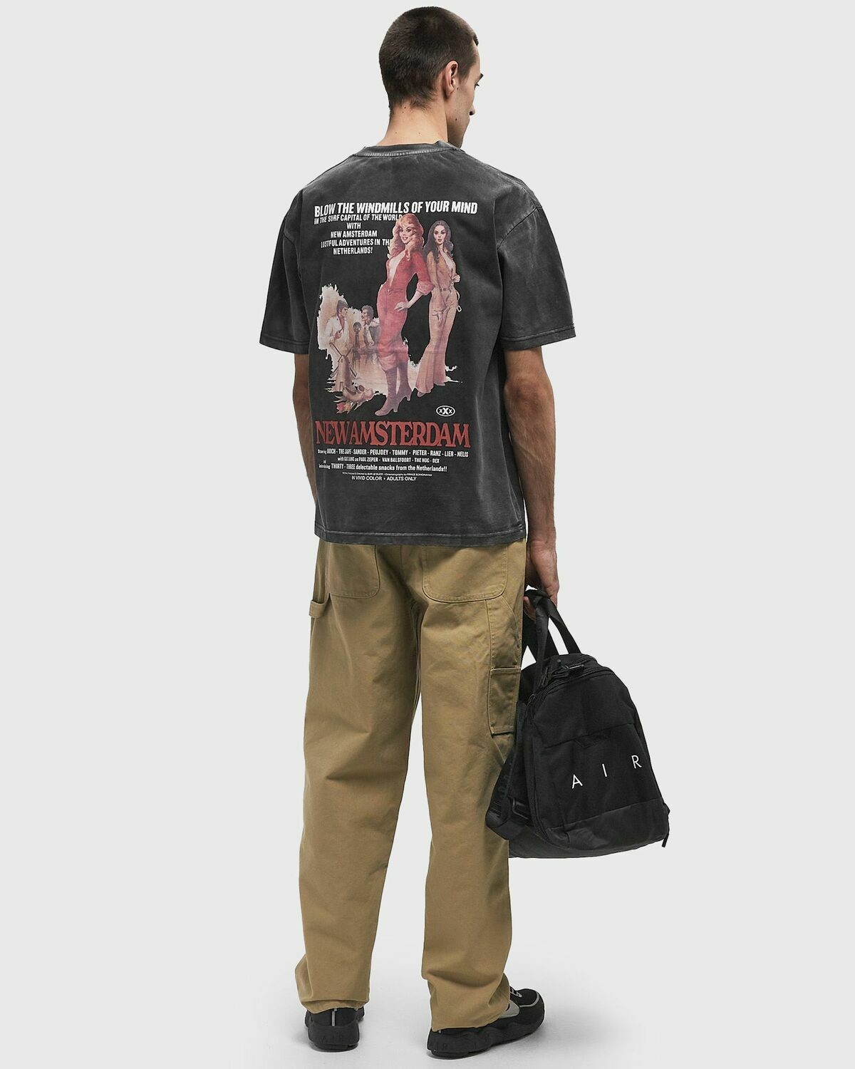 New Amsterdam RATED TEE Black Mens Shortsleefe
