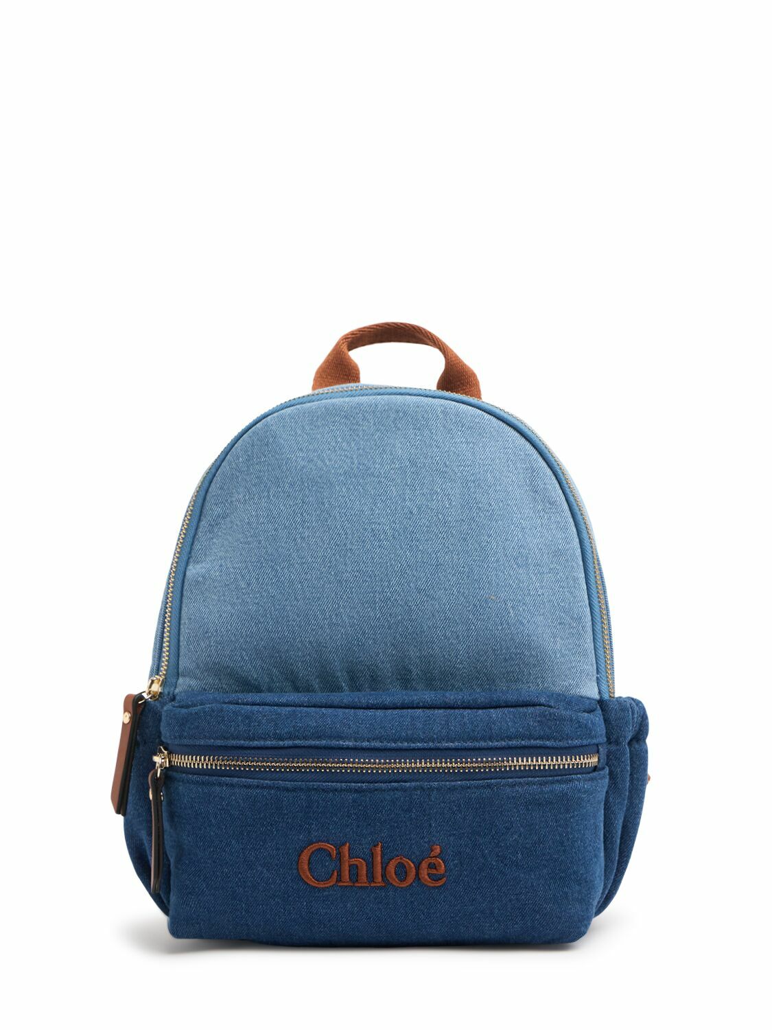 CHLOÉ Cotton Denim Backpack Chloe