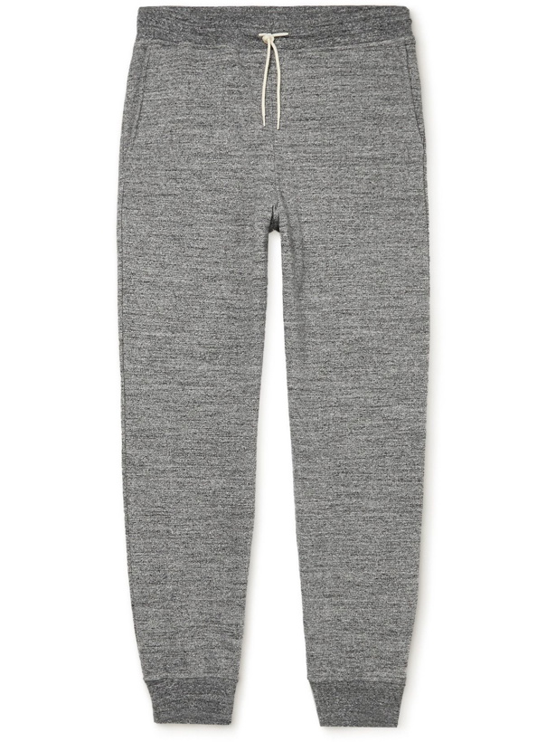 Photo: De Bonne Facture - Tapered Cotton-Jersey Sweatpants - Gray
