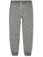 De Bonne Facture - Tapered Cotton-Jersey Sweatpants - Gray