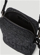 VLTN Ecolab Small Crossbody Bag in Dark Grey