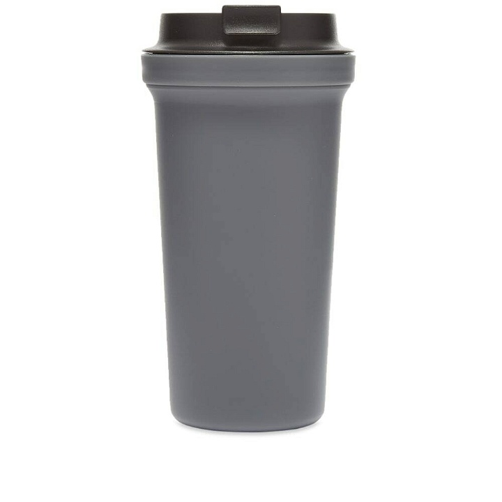 Photo: Rivers Wallmug Bearl Solid Double Walled Reusable Coffee Cup in Grey 400ml