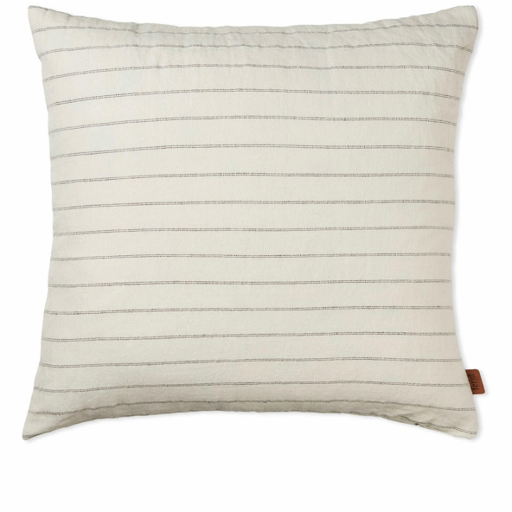 Photo: Ferm Living Grand Cushion in Off-White/Chocolate