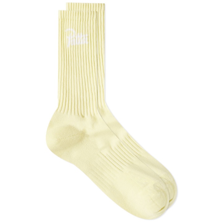 Photo: Patta Men's Basic Sport Sock in Wax Yellow