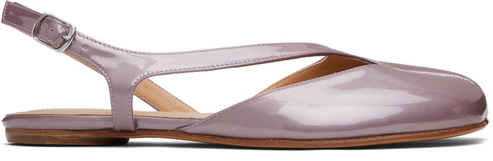 Photo: Maison Margiela Purple Tabi Slingback Sandals