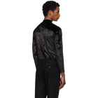 Maison Margiela Black Velvet Turtleneck