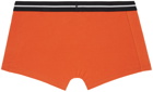 BOSS Three-Pack Black & Orange Boxers