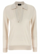 Brioni Cashmere And Silk Polo Shirt