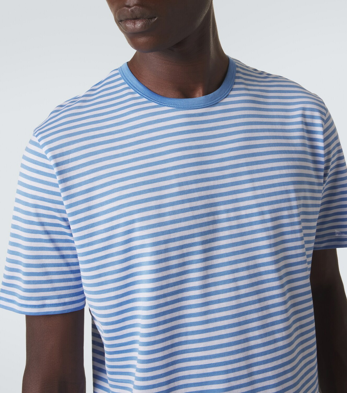 Sunspel Striped cotton T-shirt