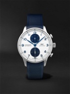IWC Schaffhausen - Portugieser Automatic Chronograph 41mm Stainless Steel and Rubber Watch, Ref. No. IW371620