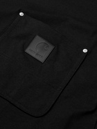 Carhartt WIP - Eldon Logo-Appliquéd Organic Cotton-Jersey T-Shirt - Black