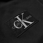 Calvin Klein Men's Monogram Sleeve Badge Hoody in CK Black