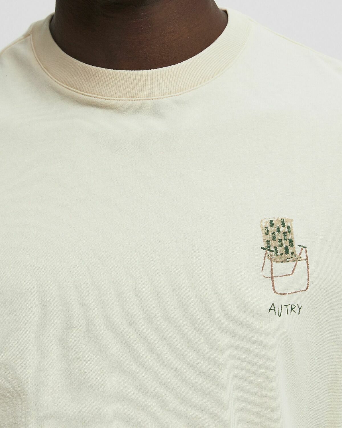 Autry Action Shoes T-SHIRT MAIN Beige Mens Shortsleefe
