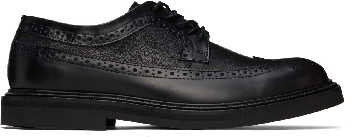 VINNY’s Black Vinnee Two-Tone Brogue Derbys