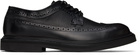 VINNY’s Black Vinnee Two-Tone Brogue Derbys