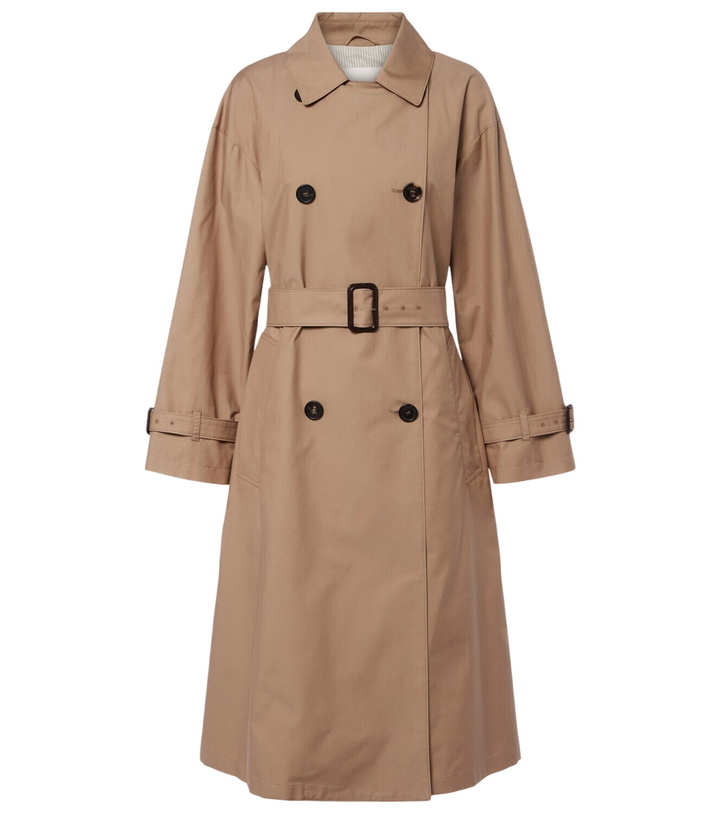Photo: Max Mara Cotton-blend trench coat