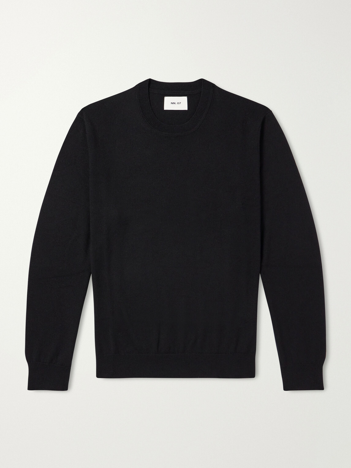 NN07 - Ted 6605 Wool Crewneck Sweater - Black