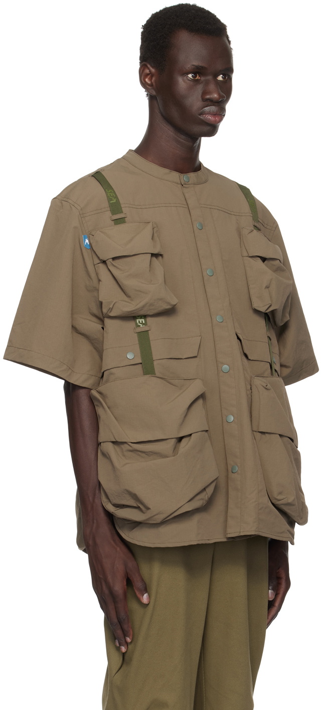 Archival Reinvent Khaki WIND AND SEA Edition Arc Military Bags Shirt