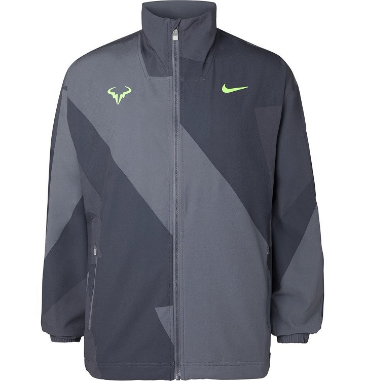 Photo: Nike Tennis - Rafa Printed Jacket - Gray