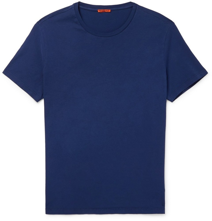 Photo: Barena - Cotton-Jersey T-Shirt - Blue