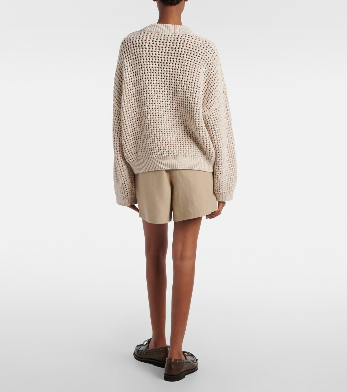Brunello Cucinelli High-rise Bermuda shorts
