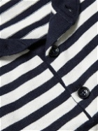 Allude - Striped Cotton-Blend Sweater - Multi