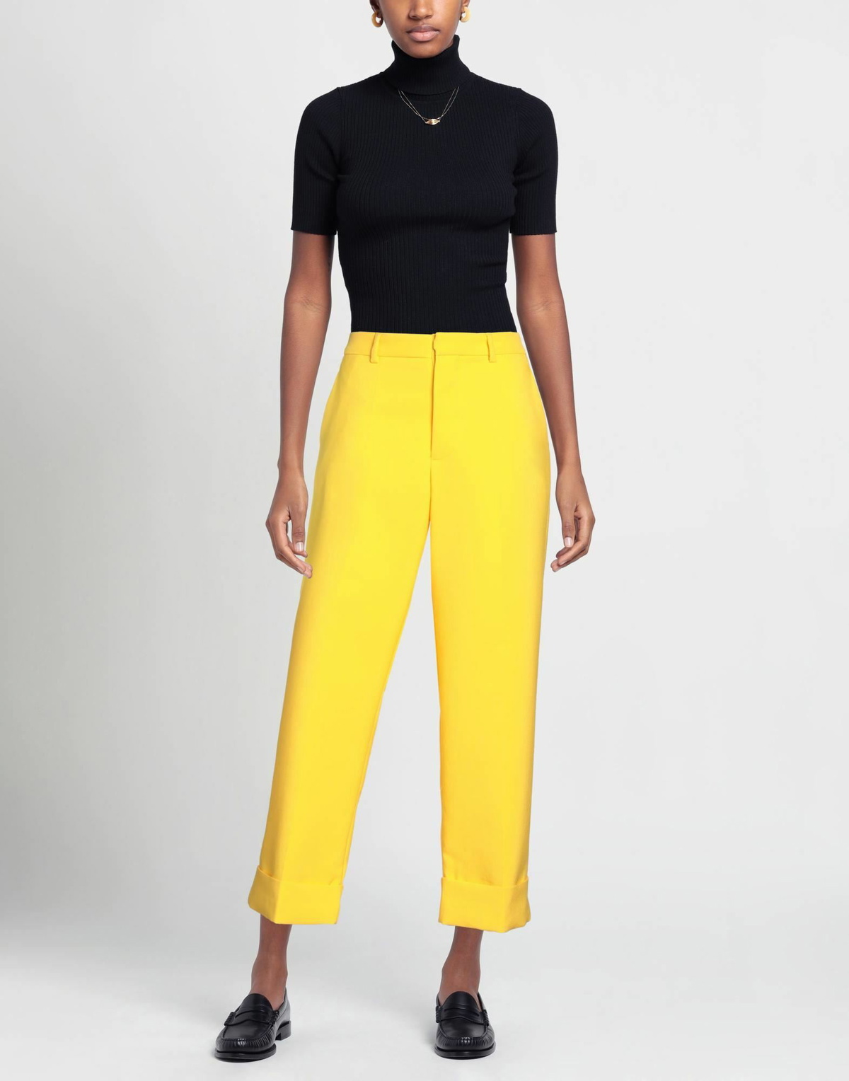Plan C Womens Pants in Yellow