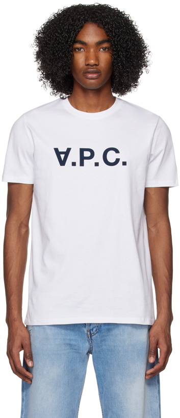 Photo: A.P.C. White VPC Blanc T-Shirt