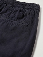 La Paz - Straight-Leg Cotton-Canvas Drawstring Shorts - Blue
