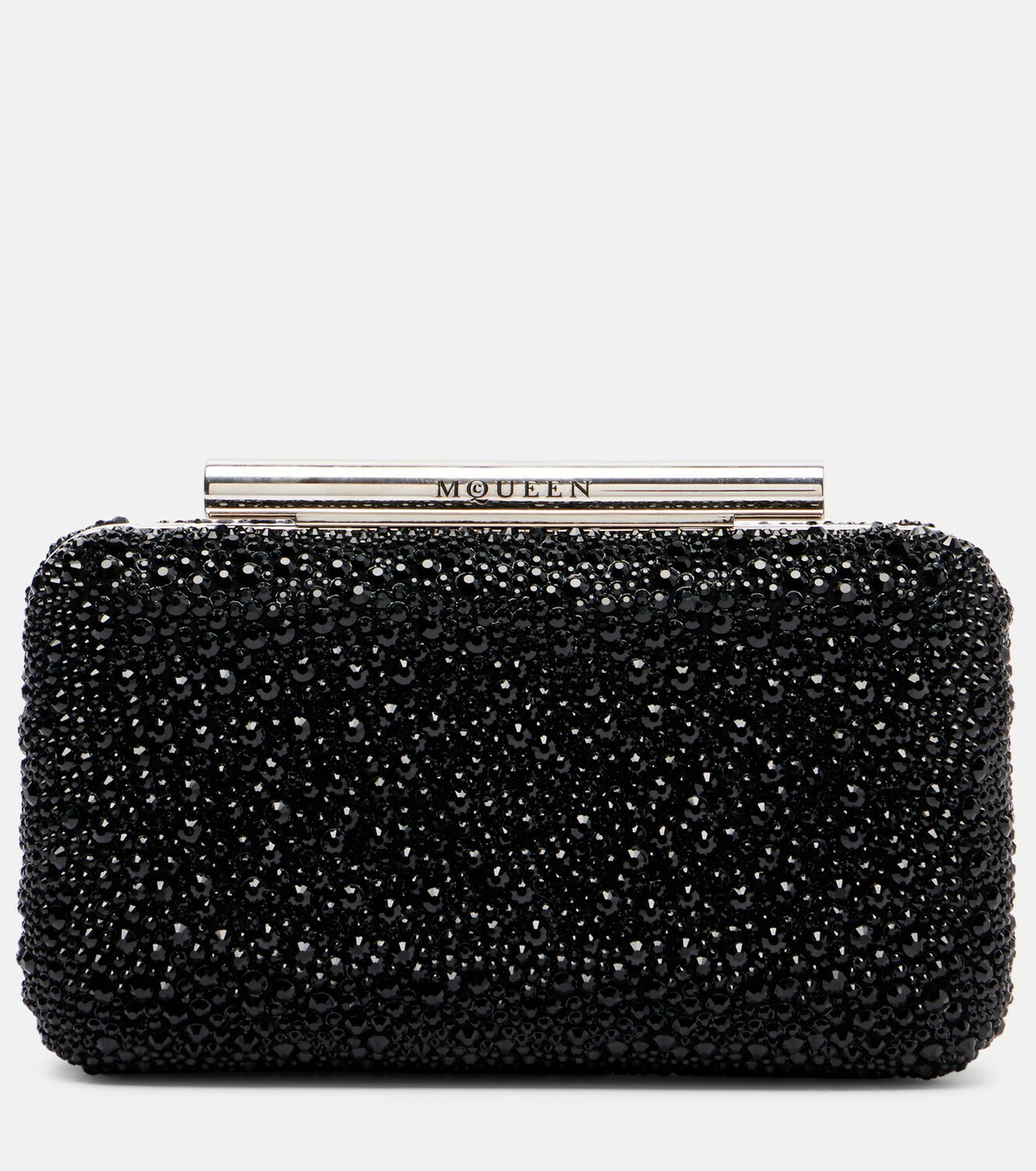 McQueen T-Bar Small embellished clutch