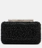 McQueen T-Bar Small embellished clutch