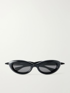 Bottega Veneta - Sardine Round-Frame Injected Sunglasses - Black