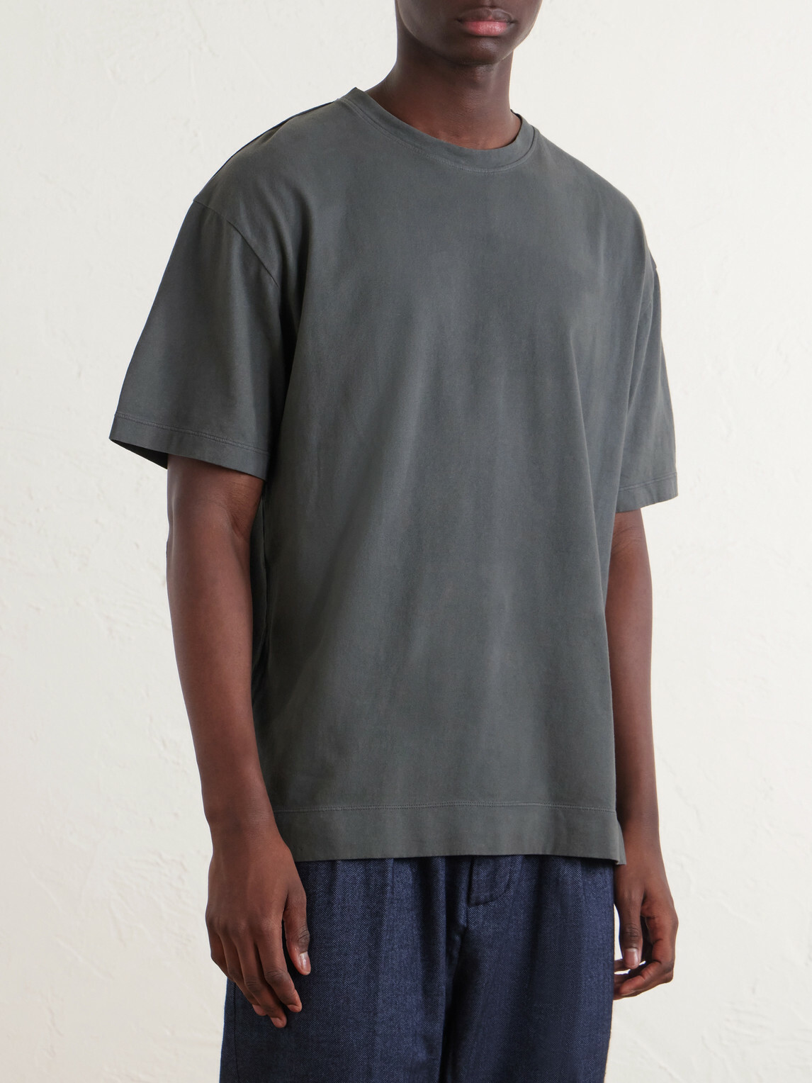 Massimo Alba - Nevis Cotton-Jersey T-Shirt - Gray