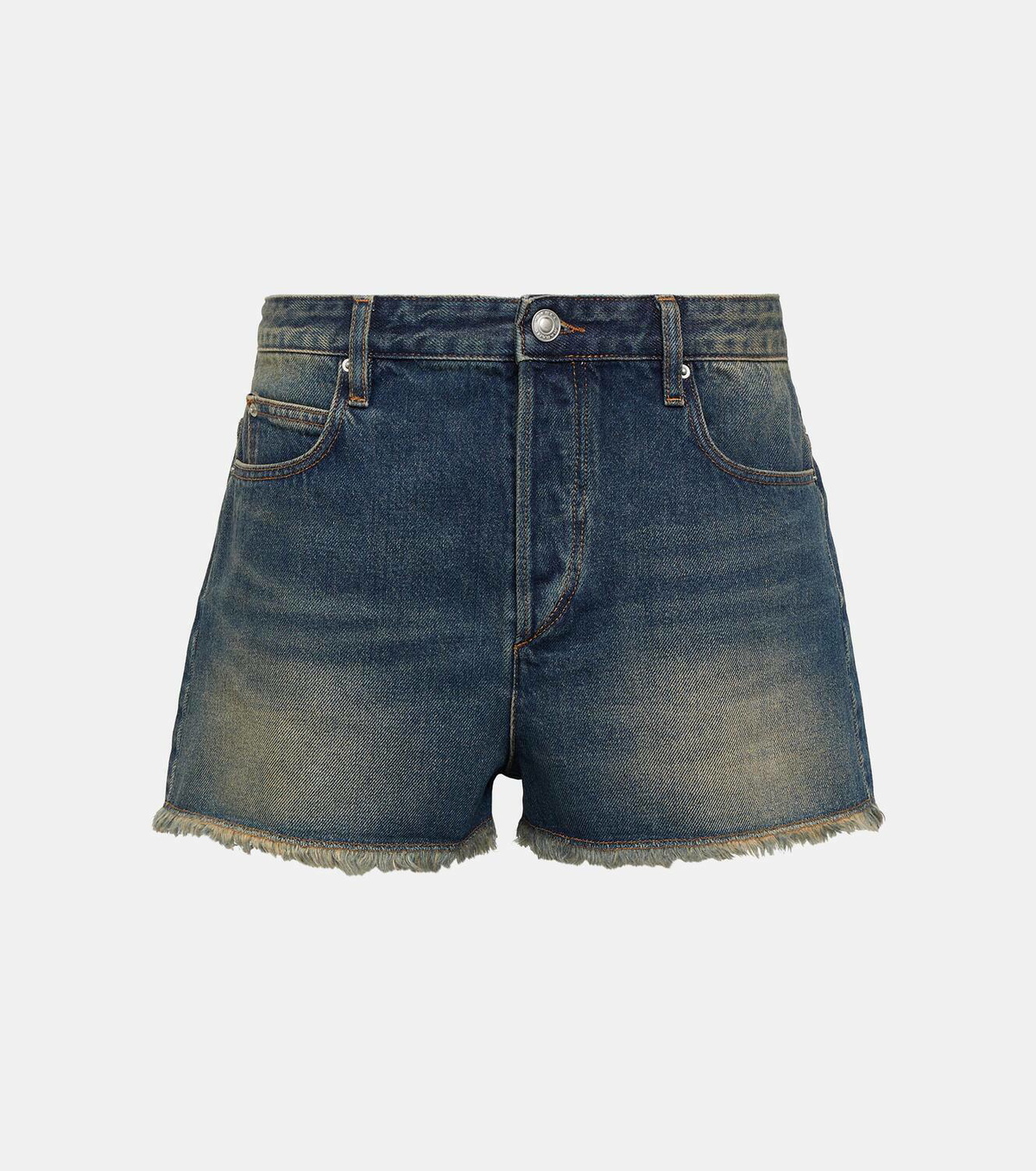 Isabel Marant Lesia mid-rise denim shorts Isabel Marant
